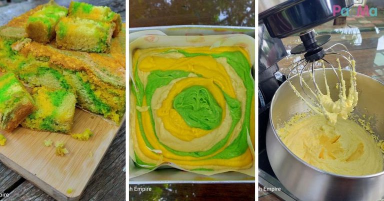 Kek Marble Butter, Resipi Ori Mak-Mak, Memang Moist & Sedap!