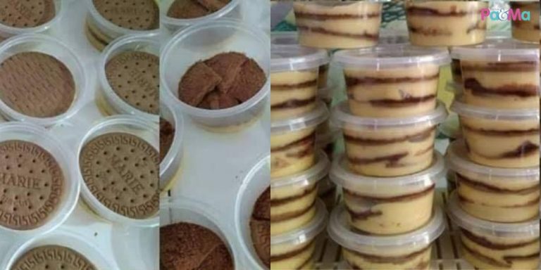 Puding Tiramisu 4 Bahan, Stepnya Pun Mudah. Tak Perlu Bakar, Masukkan Dalam Peti Sejuk Sahaja