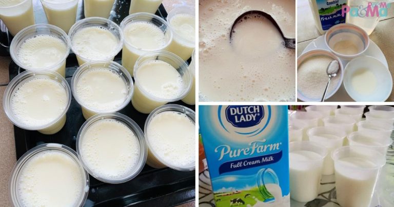 Bahan Tak Banyak Tapi Rasa Cukup Sedap, Dadih Fresh Milk Buat Anak Berebut!