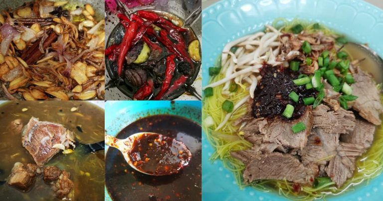 Bihun Sup Tumis Darat, Sambal Kicap Kaw! Super Sedap, Makan Panas-Panas