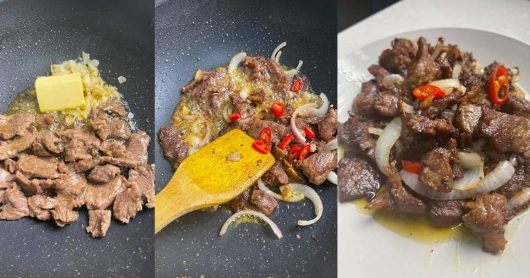Daging Butter Blackpepper Thai. Terlajak Senang, Sedap Makan Dengan Nasi Panas!