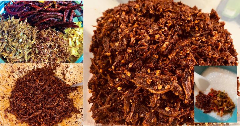 Sambal Garing Bilis Homemade. Buka Selera, Makan Dengan Nasi Panas & Bubur