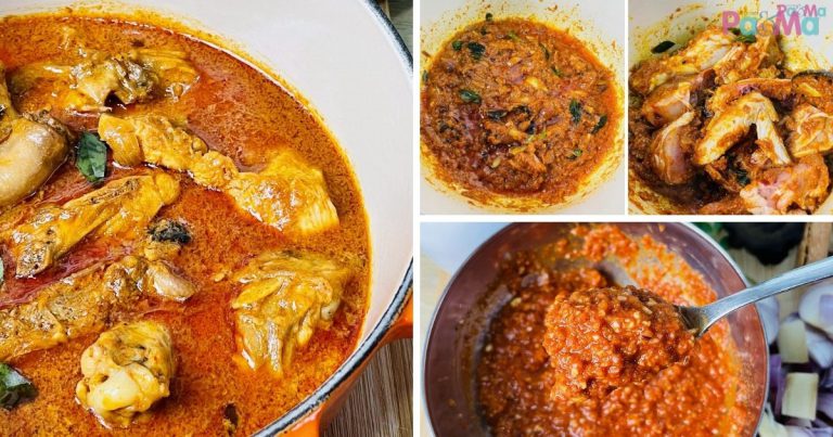 Resipi Ayam Kari Masak Merah Pekat, Dua Rasa Dalam Satu Menu, Buat Nasi Bertambah!