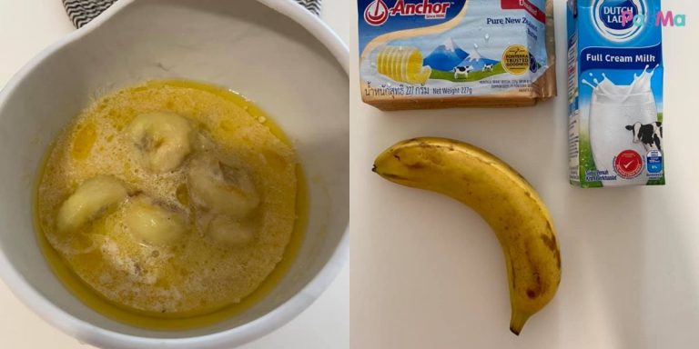 Resipi Mudah Naikkan Berat Anak, Pisang Caramel Hanya Guna 3 Bahan Sahaja!