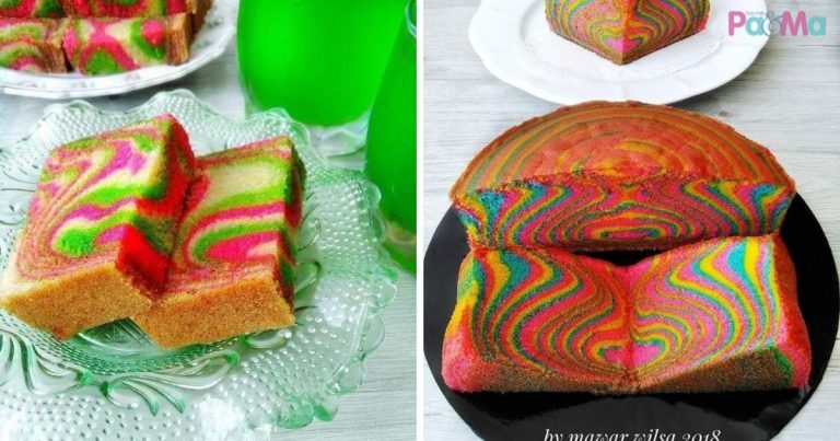 Resipi Kek Marble Butter Paling Mudah, Newbie Buat Pun Confirm Jadi, Senang Sangat!