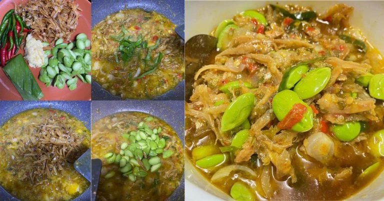Menu Buat Suami Tambah Nasi, Sambal Tempoyak Bilis Petai. Makan Nasi Panas-Panas, Perhhh!