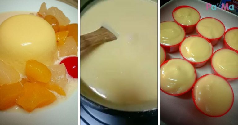 Resipi Puding Kastard Bergedik, Susu Lebih Lagi Sedap, Rasa Lagi Power!