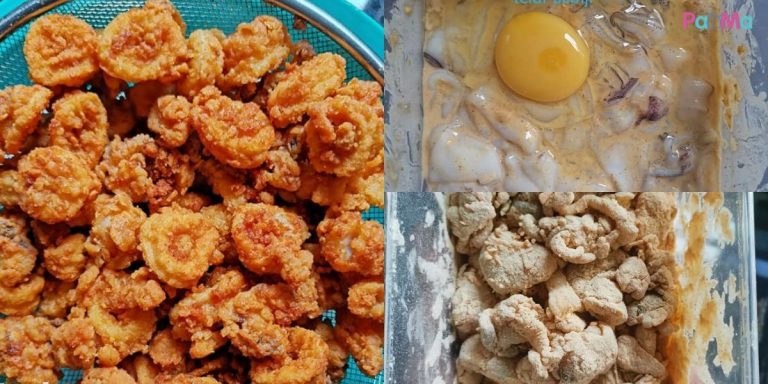 Resipi Sotong Celup Tepung Rangup Luar, Lembut Dalam. Ini Rahsia Celup Tepung Tak Hancur & Rangup!