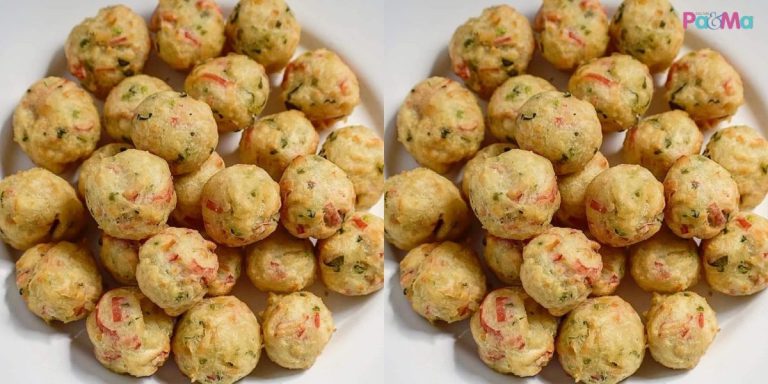 Resipi Cucur Bulat Crabstick, Rangup Di Luar Lembut Di Dalam. Sekali Hidang Terus habis!