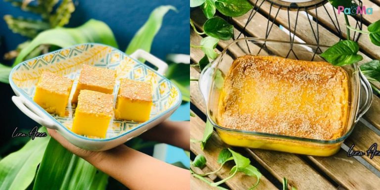 Resipi Kuih Tradisi Legend Bingka Labu, Guna Sukatan Cawan. Sangat Lembut & Manis-Manis Labu
