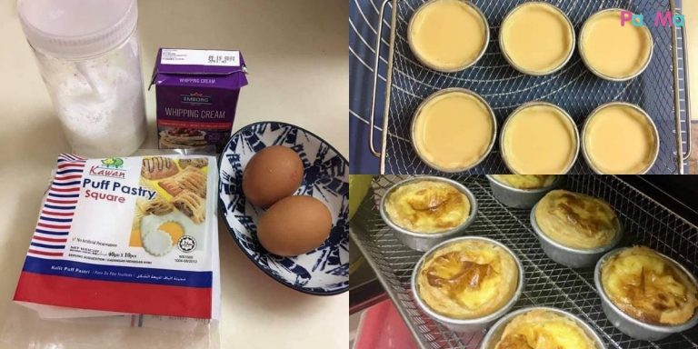 Resipi Tart Telur Portugis Mudah, Hanya Guna Kulit Puff Pastry Sahaja. Rasa Kastard Berkrim Memang Padu!