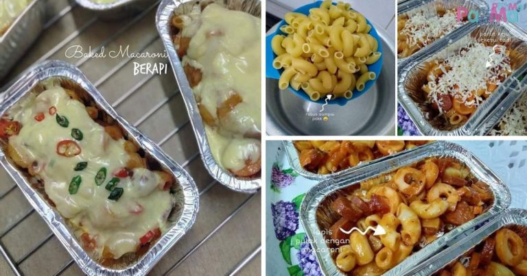 Resipi Mudah Campak-Campak, Baked Macaroni Berapi, Baru Puas Hati Makan!