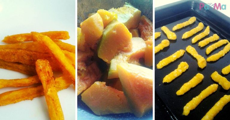 Resipi Stik Labu Dengan Nasi, Kudapan Simple Tapi Buat Anak Kenyang, Sedap Sungguh!