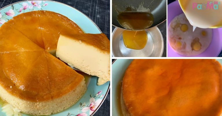 Resipi Puding Karemel @ Gula Hangus, Elak Pukul Adunan Lama Takut Berongga, Sedapnya!