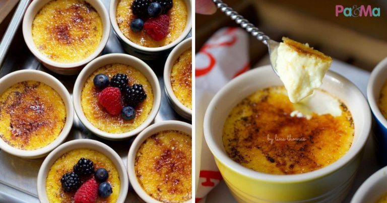 Senang Sangat Nak Buat Cream Brulee, Manis Berlemak, Rasa Memang Padu!
