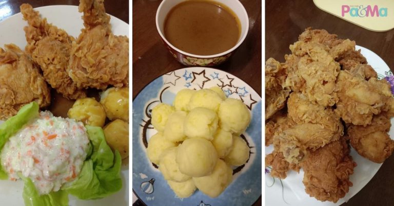 Resipi Ayam Goreng Rangup Ala KFC, Berkeruping Cantik, Siap Coleslaw, Padu!