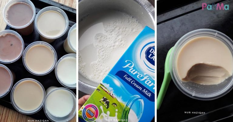 Tak Perlu Serbuk Dadih Segera, Buat Sendiri Dadih Susu Homemade, Tetap Lembut, Gebu & Sedap!