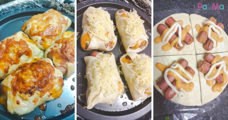 Cheezy Sosej Paratha Melimpah Keju, Mudah Sangat, 10 Minit Anak Dah Boleh Makan!