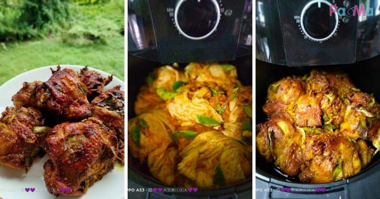 Ayam Berempah Air Fryer, Tak Perlu Perap Pun, Dah Cukup Rasa Sedap!