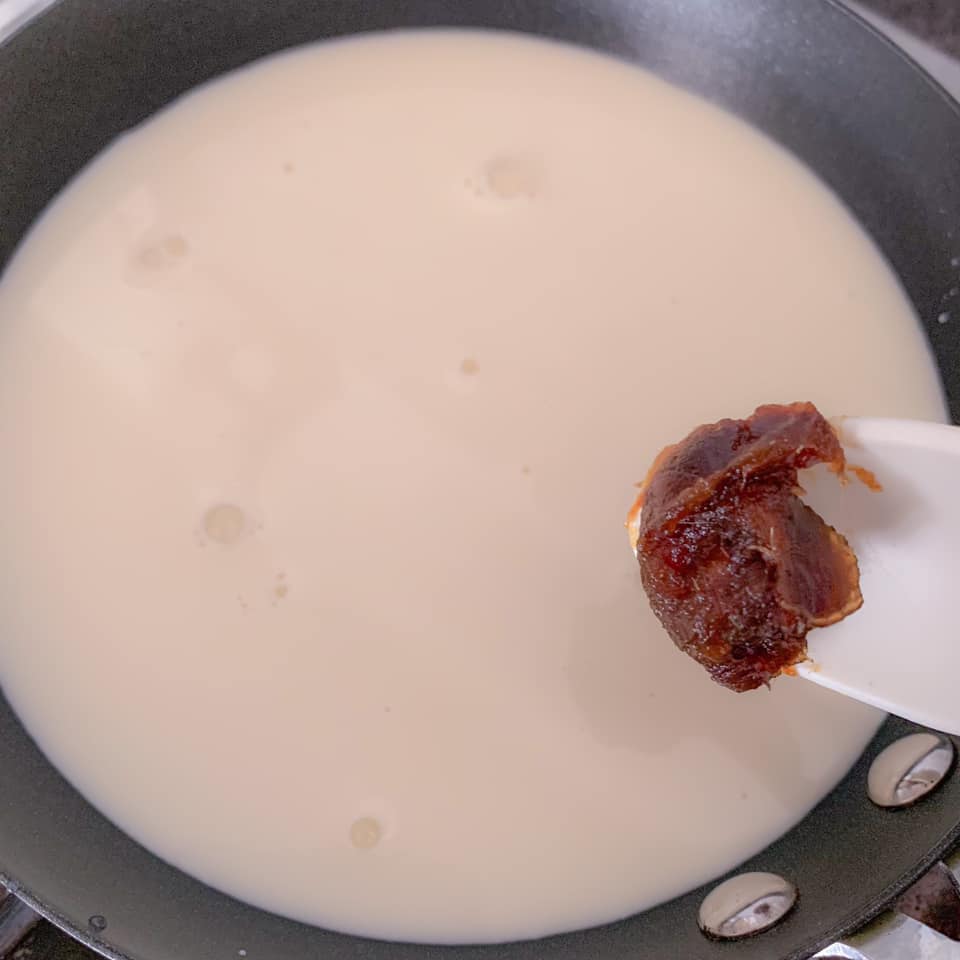 Resipi Simple, Pisang Bersos Ala Puding Raja Versi Baby. Boleh Tambah Berat Badan Anak!