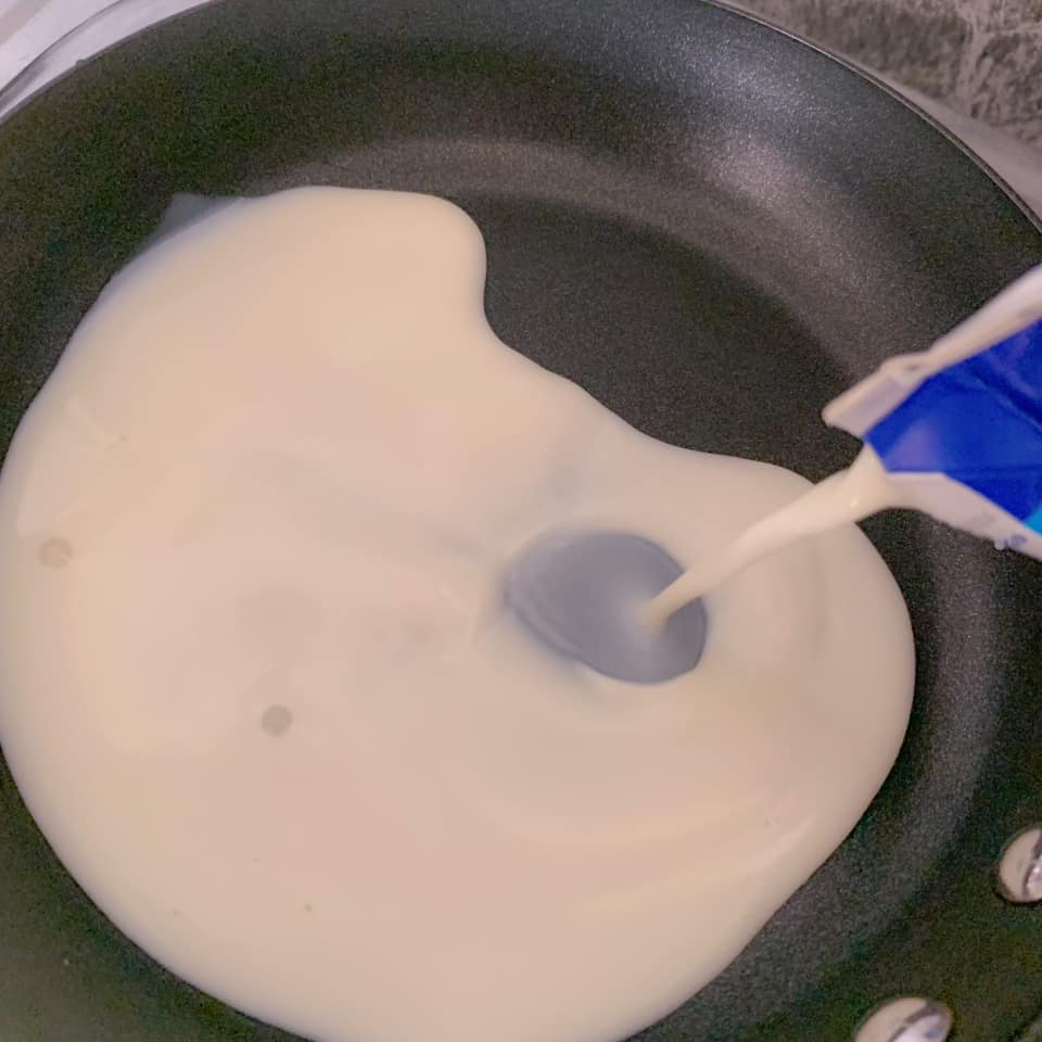 Resipi Simple, Pisang Bersos Ala Puding Raja Versi Baby. Boleh Tambah Berat Badan Anak!