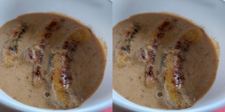 Resipi Mudah Serawa Pisang Versi Bayi, Hanya Guna 4 Bahan Sahaja!