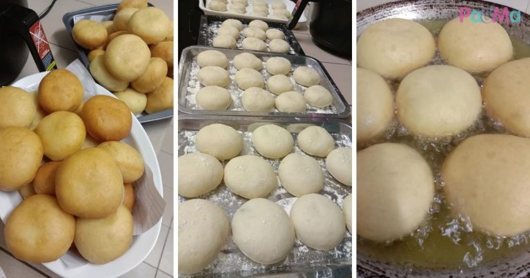 Ringkasnya Cara Buat Pau Goreng Inti Kacang Merah Ni, Tambah Susu Segar Lagi Lembut Adunan!