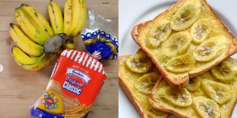 Resepi Roti Bakar Pisang Paling Simple & Sedap! Hanya 5 Bahan Yang Ada Di Dapur