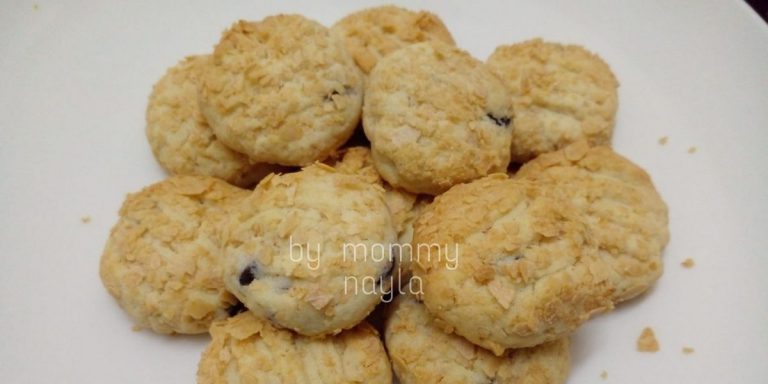 Resipi Makanan Bayi 8 bulan, Biskut Nestum Cheese. Sesuai Untuk Naikkan Berat Anak