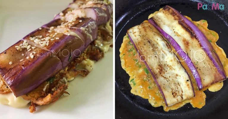 Resipi Roti John Guna Terung, Lagi Sedap & Sihat, Nak Diet Pun Boleh!