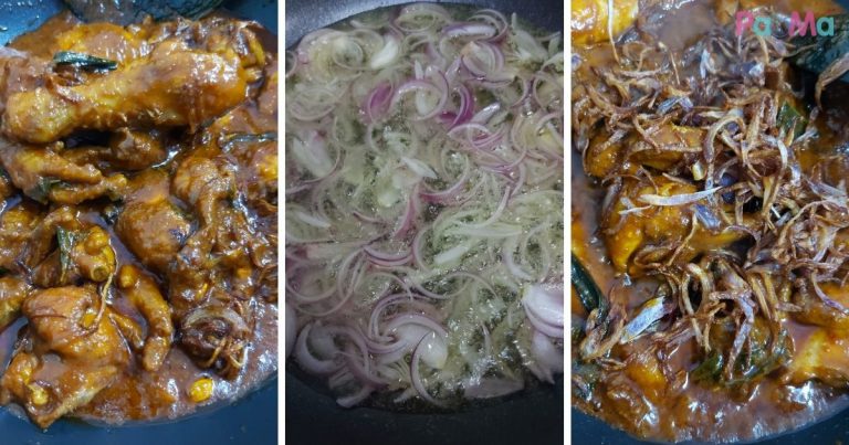Resipi Ayam Bawang Ala Mamak, Sedap Sungguh, Habis Sepinggan Nasi!
