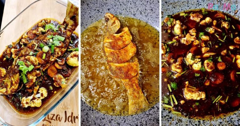 Resepi Ikan Siakap Sambal Kicap Pedas Thai, Bahan Simple Tapi Rasa Kayangan, Sedap Sungguh!