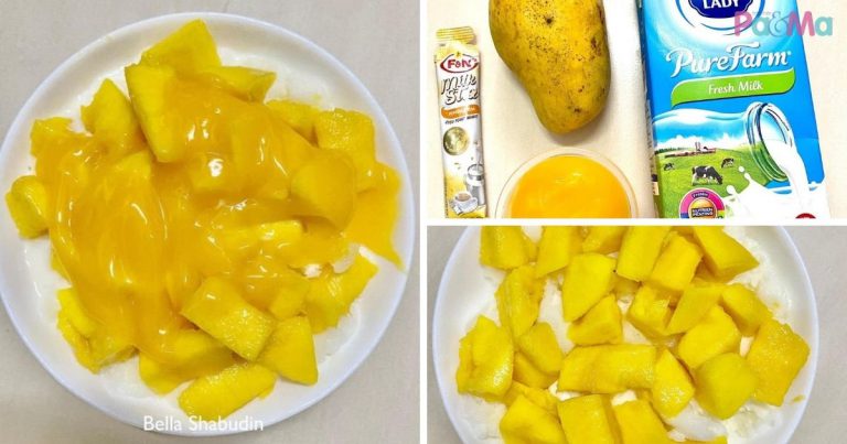 Resipi Bingsu Mangga, Penyejuk Tekak 4 Bahan, Sedap Sungguh!