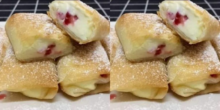 Strawberry Cheescake Rolls Guna Kulit Popia, Resepi Mudah & ‘Superb’ Sedap!