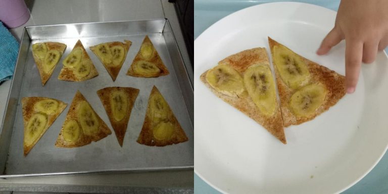 Resepi Tortilla Banana Chip Hanya Guna 4 Bahan, Sesuai Untuk Kudapan Bayi