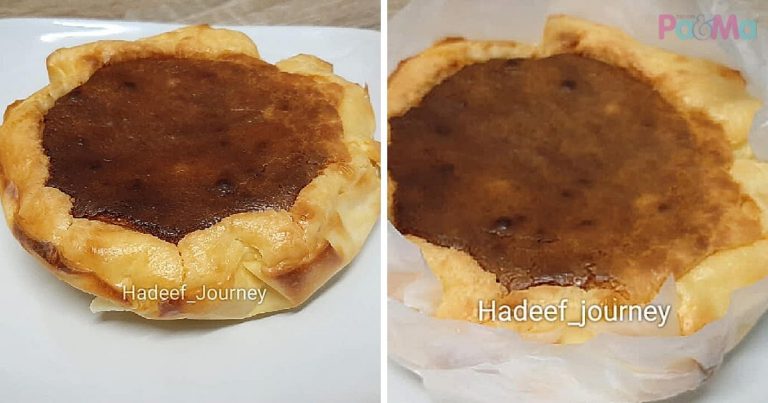 Resipi Burntcheese Cake Versi Baby, Ringkas & Tak Ada Gula, Memang Sedap!