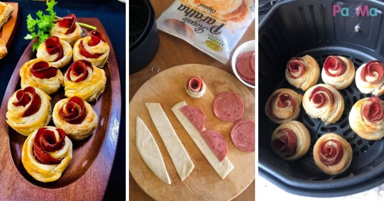 Resepi Roti Paratha Pepperoni, Sarapan Anak Paling Mudah Sedia, 15 Minit Siap!
