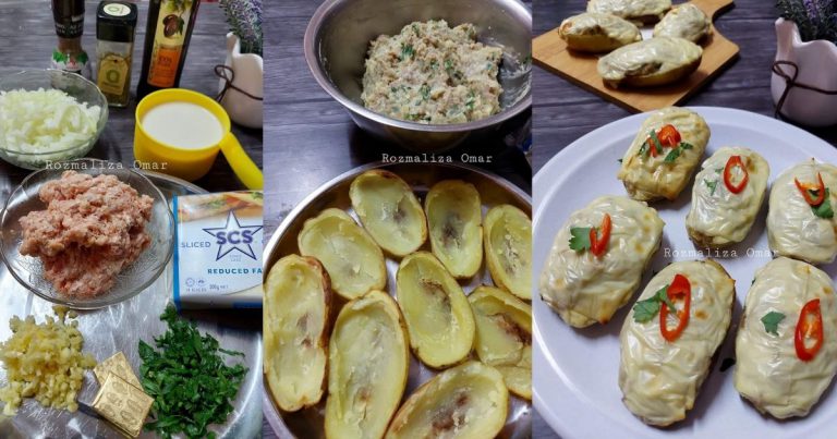 Potato Baked Cheese Selambak. Puas Hati Buat Sendiri, Stepnya Mudah!
