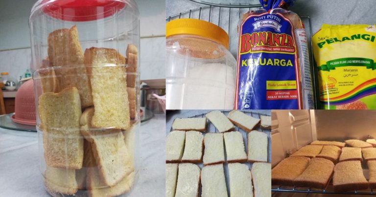 Roti Dah Nak Expired, Buat Je ‘Roti Kok’. Guna 3 Bahan, Berebut Anak Makan!