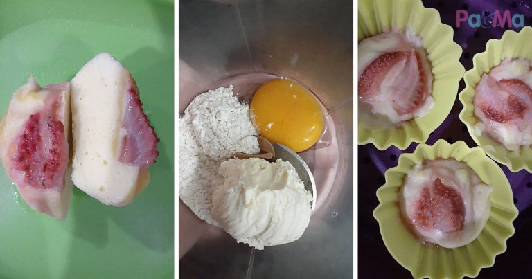 Resipi Cheese Cake Strawberi Untuk Bayi, 3 Bahan Saja, Mudah!