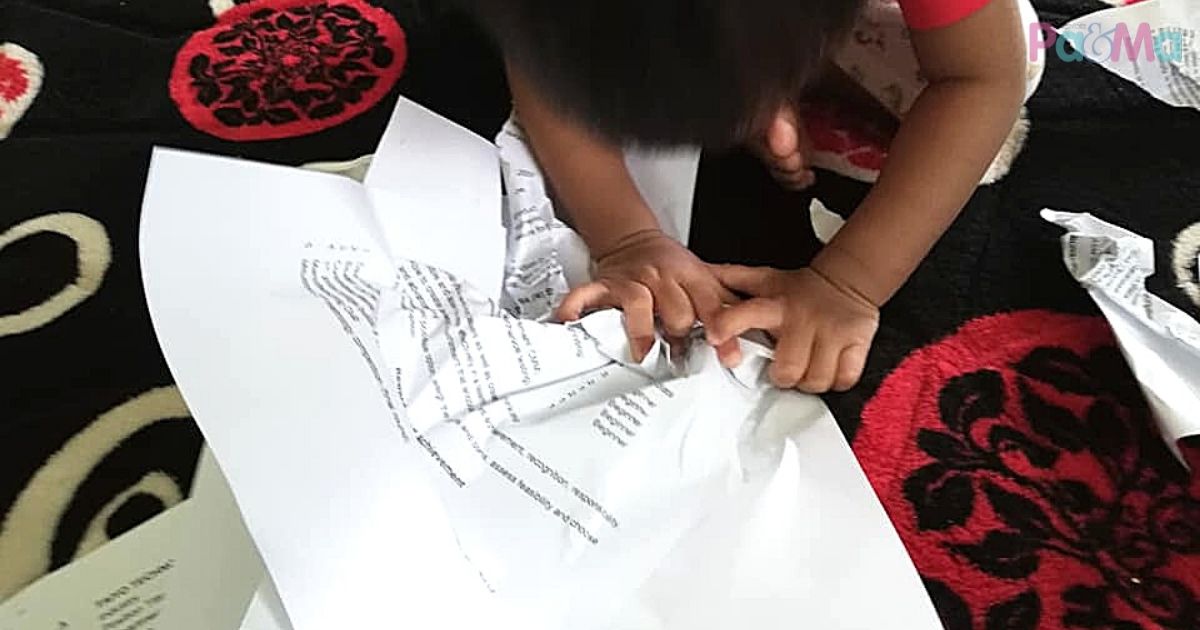 Jangan Larang Anak Koyakkan Kertas, Boleh Rangsang Motor Anak, Biarkan!