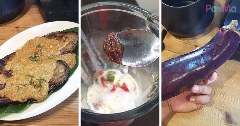 Resipi Pecal Terung Buat Nasi Bertambah, Campur Santan Makin Naik Selera!