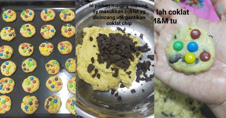 Resipi Biskut M&M Paling Senang Nak Buat, Bahan Ringkas & Rangup!