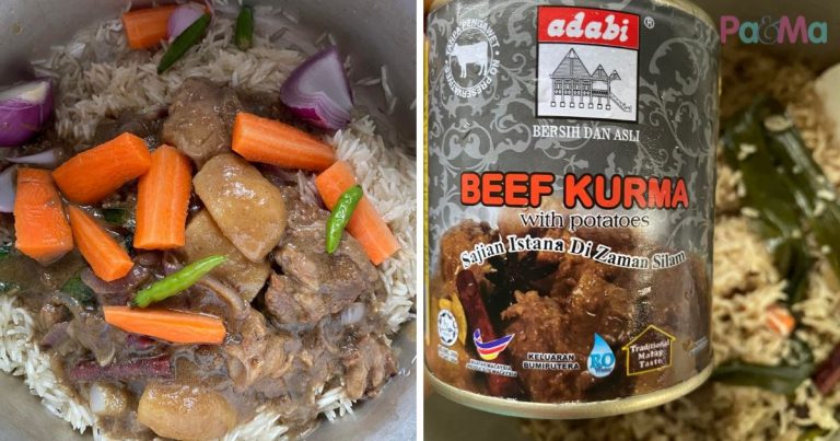 Resipi Nasi Daging Utara Viral Guna Kurma Dalam Tin, Campur Semua Terus Masak, Senangnya!