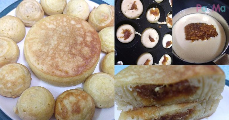 Resipi Apam Jepun Gebu, Letak Inti Nenas Manis Penuh-Penuh, Sedapnya!