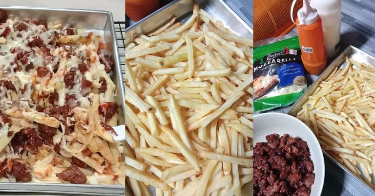 Goreng Biasa Dah Bosan, Cuba Fries Daging Burger & Cheese Pula, Super Padu!