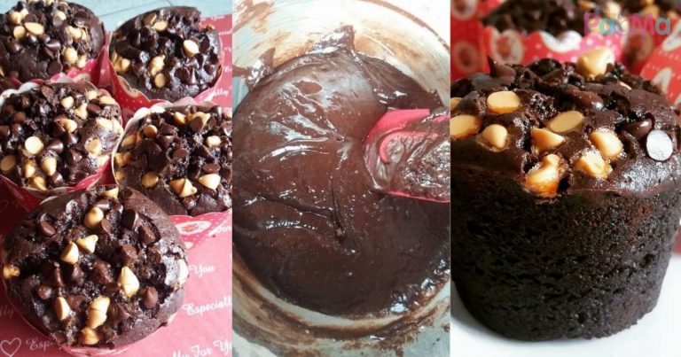 Resipi Muffin Mello, Tak Perlu Mixer, Kacau Guna Senduk, Paling Senang!