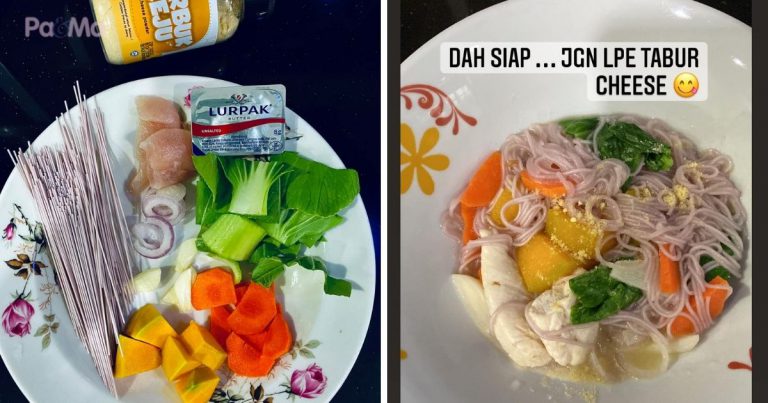 Resepi Mihun Sup Ayam Cheese Untuk Anak 7 Bulan, Sedap & Mudah. Baby Makan Licin Semangkuk!