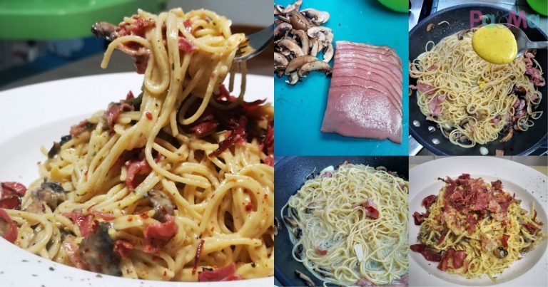 Simple Tapi Padu, Resipi World Class Pasta Carbonara, Confirm Tak Cukup Sepinggan!