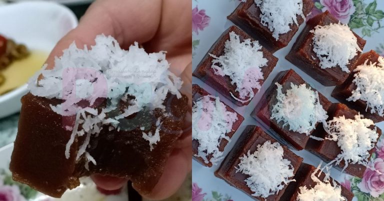 Resepi Kuih Kaswi Yang Lembut & Sedap, Hanya Guna Sukatan Cawan!